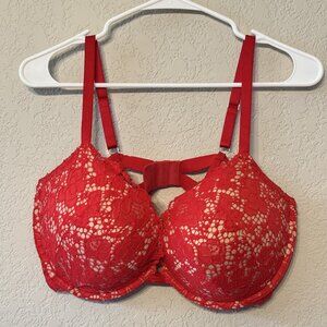 Victoria's Secret Very Sexy Pushup Bra Red Lace